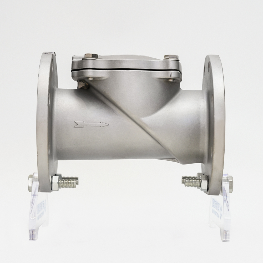 شیر چک دیسکی لاستیکی فولادی ضد زنگ H44X-16P